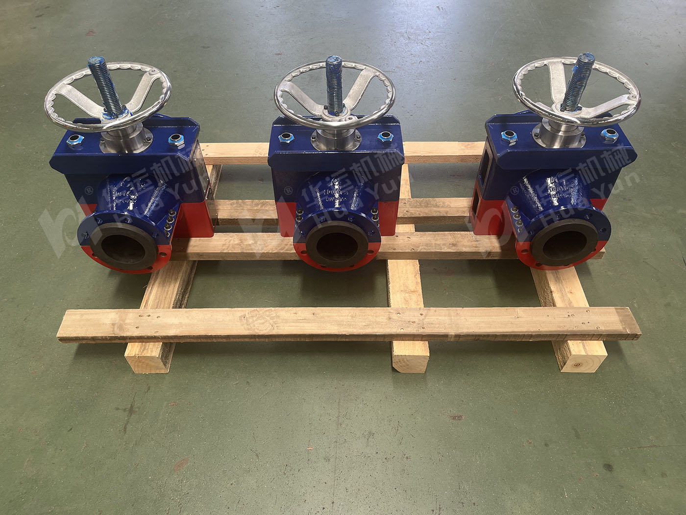 合肥華運機械為國內某集團定制礦用軟管閥制造完成，助力礦山高效作業