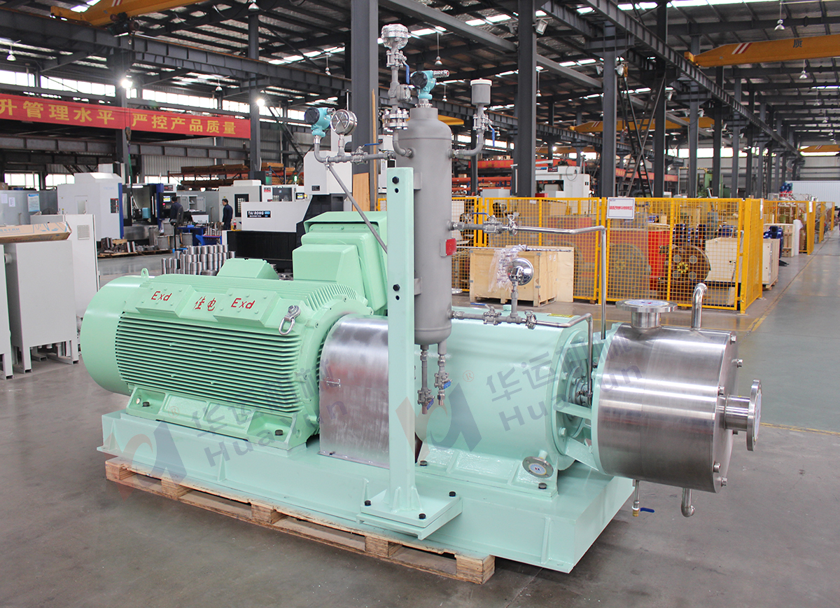 我司為某集團(tuán)定制的大型乳化泵制造完成