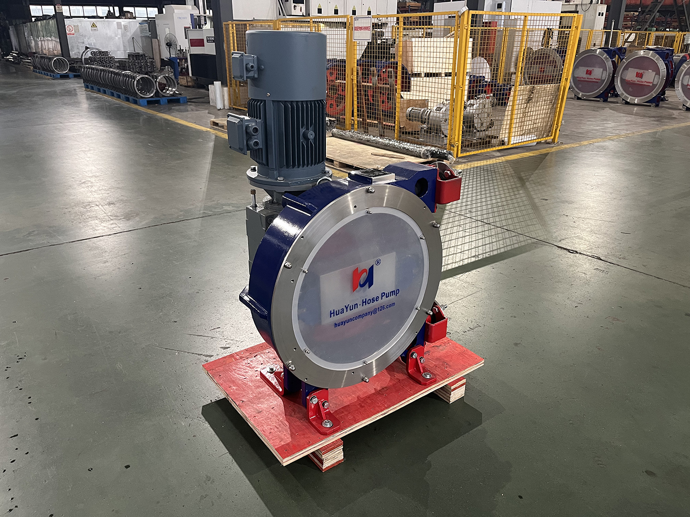 華運機械出口美國軟管泵制造完成，中國智造叩響北美市場大門